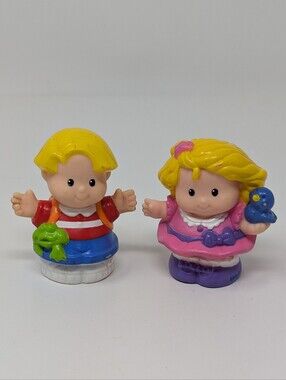Fisher Price Little People Sarah Lynn Bird Eddie Frog Boy Girl